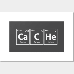 Cache (Ca-C-He) Periodic Elements Spelling Posters and Art